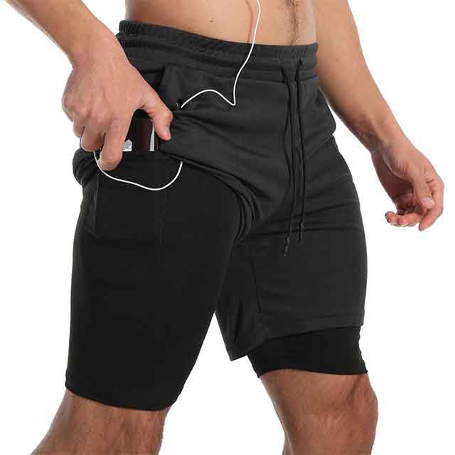 men dry tactical two in one gym shorts quick-dry tactical gym shorts 2-in-1 performance hybrid compression workout shorts men’s tactical activewear