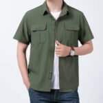 shortsleeved spandex shirts quick dry breathable athletic wear for men