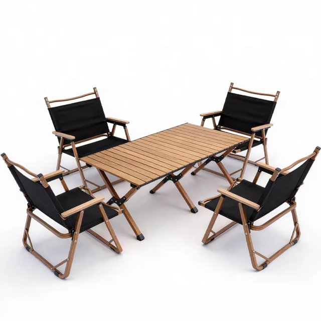 Black-Foldable-Camping-Tables camping table 90x60x45 foldable outdoor table for camping picnics and fishing